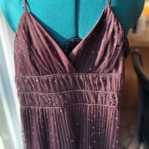 Betsey Johnson Strapless Brown Dress